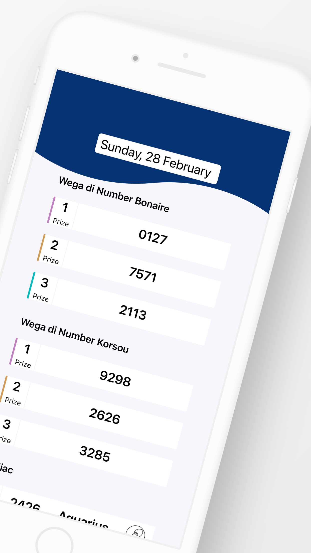 Fundashon Wega di Number Bonaire (FWNB) mobile app