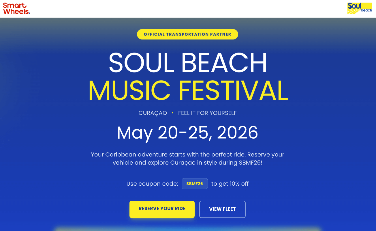 Soul Beach Campaign Infrastructure – Smart Wheels Curaçao